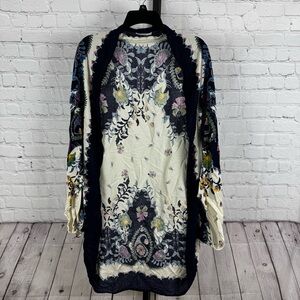 Anthropologie Kimono Top One size Floral Bohemian Festival